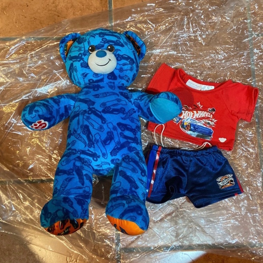 Build A Bear Hot Wheels Bear